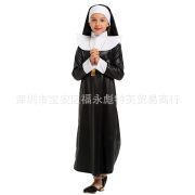 Elegant Little Nun Cosplay Costume for Girls Stage Performance Carnival Halloween Adult Fashion Theatre Apparel - Image 5