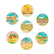 Putuo Mountain Tourism Scenic Spot Creative Cultural Commemorative Coin Custom Metal Medal Badge Souvenir Hard Currency - Image 5
