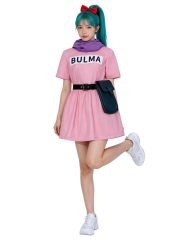 漫展二次元角色扮演布尔玛cosplay裙子粉色日漫龙珠布尔玛cos服装 - Image 5