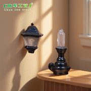 Creative Retro Glowing Miniature Resin Ornaments Customizable Decorative Dollhouse Landscape DIY Accessories Night Light Lamp - Image 4