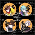Custom Metal Medal Badge Black Hair Blue Eyes Anime Character Chest Patch Commemorative Souvenir for Prince of Music Fans