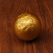 Pair of Metal Handballs Crafted for Elderly Health Custom Metal Medal Badge Gift Item with Qing Dynasty Alloy Design - Image 3