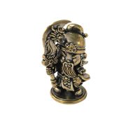 黄铜Q版关公卡通小人物关公关二爷复古装饰桌面茶宠工艺品小摆件 - Image 5