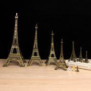 Retro Eiffel Tower Home Decorations Creative 32cm Metal Crafts Living Room Entrance Ornament Custom Metal Medal Badge - Image 4