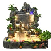 Lucky Prosperous Mountain Stream Ornament Waterfall Landscape for Balcony Courtyard Living Room Fish Pond Windmill View - Image 5