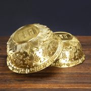Bronze Treasure Bowl Brass Office Home Decorations Gifts Handicrafts Custom Metal Medal Badge Manufacturer Wholesale - Image 3