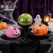 Halloween Customizable Decorative Resin Ornament Spider Pumpkin Dessert Bread Simulation Food Toy for DIY Decoration Accessories - Image 2