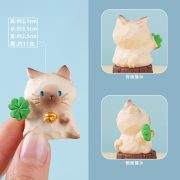 Customizable Decorative Resin Ornament Cartoon Cat Car Dashboard Decoration Micro Landscape Pet Accessories - Image 3