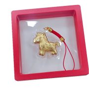 2026 Horse Year Cute Cartoon Horse Mobile Phone Chain Keychain Pendant Custom Metal Medal Badge Instant Wealth Gift - Image 5