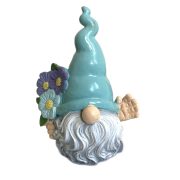 Customizable Decorative Resin Ornaments Dwarf Holding Flower Magic Garden Peace Gnome Christmas Decoration Artistic Craft - Image 6