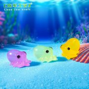 Glow-in-the-dark Colorful Mini Octopus Decorative Ornaments Customizable Aquarium Landscape DIY Accessories Resin Crafts - Image 3