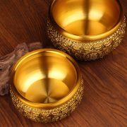 Bronze Good Luck Wealth Attraction Bowl Decorative Item For Living Room Shop Opening Custom Metal Medal Badge Gift - Image 2