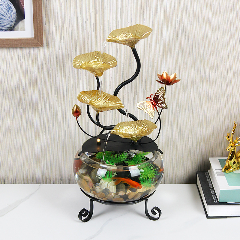 O1CN01UmNM7s1gZUrmXY2FW_2664154156-0-cib.jpg Small Desktop Flowing Water Fountain Ornament Fish Tank Landscape Decoration Craft Directly From Source Manufacturer - Image 1