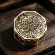 Elegant Eight-Sided Dragon Zodiac Money-Handling Figurine with Precision Relief craftsmanship Portable Stress Relief Handpiece - Image 2