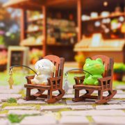 New Cartoon FOFO Animal Rocking Chair Resin Craft Creative Home Decoration Tabletop Ornaments Customizable Decorative Accessories - Image 4