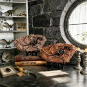 Customizable Tyrannosaurus Fossil Dinosaur Model Decorative Ornament for Living Room Study Retro Decoration Resin Craft - Image 4