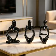 Abstract Resin Figurine Customizable Decorative Ornament for Living Room TV Cabinet Sample Room Desktop Artwork - Image 4