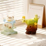 Adorable Cartoon Cat Resin Decorative Ornaments Customizable Blind Box Trendy Souvenir Gift Small Cute Feline Figurines - Image 4