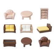 Customizable Miniature Resin Sofa Coffee Table Cabinet Decorative Ornament for Dollhouses DIY Decoration Accessories - Image 5