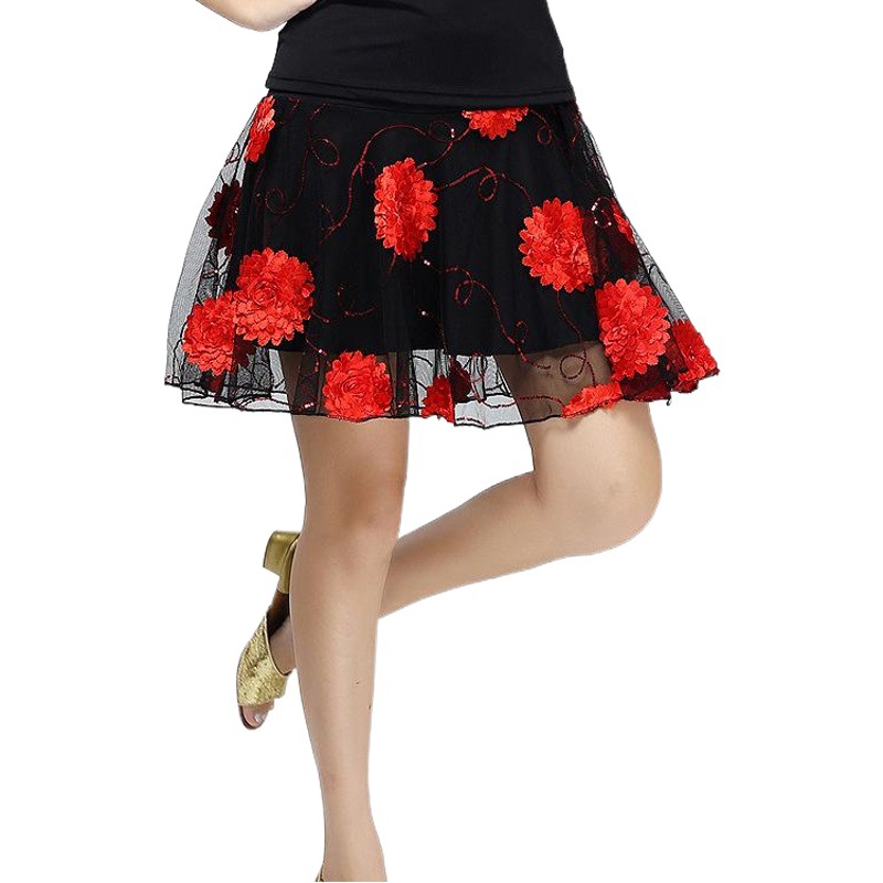 O1CN01VJuE3H1Bs2x5nu4zH_0-0-cib.jpg Adult Stage Performance Costume Sparkling Skirt Embroidered Dance Practice and Performance Outfit Square Show Performance Clothing - Image 1