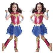 Wonder Woman Children's Cosplay Costume Halloween Performance Outfit Adult Stage Costume Girls' Party Dress - Image 2
