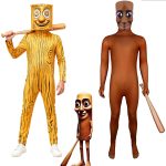 Foreign Mountain Sea Classic Tung Tung Tung Sahur Adult Stage Performance Costume Halloween Stick Man Cosplay Outfit