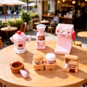 New Original Cartoon Cat Bear Animal Resin Toy Food Play Miniature Scene Craft Resin Decoration Customizable Ornament - Image 4