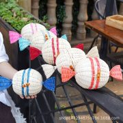 Handwoven Customizable Decorative Candy Basket Cute Desktop Home Decoration Ornaments Ideal Gift for Girls Heart - Image 4