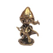 Bronze Ice Shot Harvester Aiyei LOL Collectible Figurine Creative Vintage Desktop Decoration Tea Pet Handcrafted Artwork - Image 5