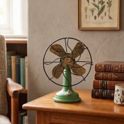 American Style Creative Retro Nostalgic Resin Craft Fan Model Customizable Decorative Ornaments for Home Bar Living Room - Image 3
