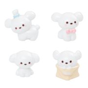 Adorable Butterfly Bow Dog Toy Micro Landscape Customizable Decorative Ornament Resin Craft DIY Dollhouse Car Desktop Decoration - Image 5