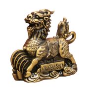 祥瑞麒麟摆件元宝麒麟家居玄关办公室店铺桌面小号装饰品瑞兽麒麟 - Image 5