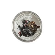 Faith Shield Knight Commemorative Coin Custom Metal Medal Badge Dual Color Process 3D Relief Gold Silver Plated Collectible Gift - Image 5