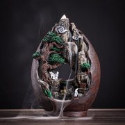 Shangshan Ruifushui New Chinese Style Resin Incense burner Customizable Decorative Ornament for Office Decoration - Image 2