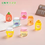 微景观仿真橘子草莓果酱罐头 食玩diy装饰品挂配件迷你桌面小摆件