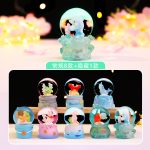 Cartoon Desktop Decoration Crystal Ball Customizable Decorative Ornaments Home Decor Trendy Collectible Figures Resin Crafts