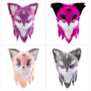 Custom Mascot Costume Kemono Furry Mask Anime Style Fox Cat Beast Headpiece for Conventions Photography - Image 5