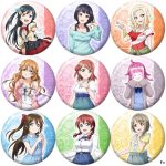 LoveLive Custom Metal Medal Badge Yume Yukari Anime Emblem Iron Base Badge Collectible Souvenir Ideal for Fans