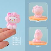 Creative Velvet Flocking Sitting Carp Cute Toy Car Dashboard Resin Desktop Decoration Customizable Ornament - Image 3