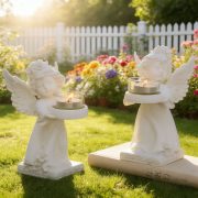 European Style Angel Candelabra Resin Decorative Ornaments Customizable Home Desktop Decoration Romantic Dinner Atmosphere Props - Image 2