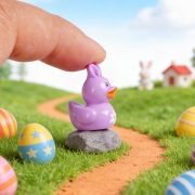 Customizable Creative Resin Craft Easter Rabbit Duck Ornament DIY Desktop Car Decor Accessories - Image 4