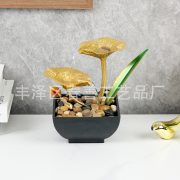 New Simple Home Landscape Flowing Water Fountain Ornament Wealth Attracting Circular Water Flow Perfect Housewarming Business Opening Gift - Image 4