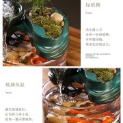 Vine Impression Flowing Water Fountain Ornament Desktop Circular Water Fish Tank Sprinkler Wealth Attracting Landscape - Image 5