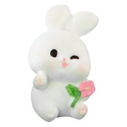 Creative Customizable Miniature Rabbit Doll Decorative Ornaments Blind Box House Decoration Accessories Resin Crafts