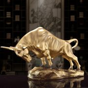 Modern Customizable Decorative Resin Ornament Bull Design for Office Desktop Business High-end Bookshelf Home Decor - Image 2
