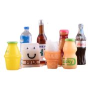 Customizable Decorative Resin Ornament Mini Succulent Plant Holder Milk Bottle Cola Design Personalized Home Decor Gift