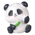 新款小小熊猫微景观园艺DIY造景配件 可爱小熊猫竹笋竹竿树脂摆件