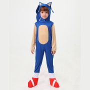 Sonic Cartoon Super Speedy Little Boy Cosplay Game Costume Adult Stage Performance Stage Outfit - Image 3
