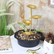 Creative Flowing Water Fountain Ornament for Home Living Room Bedroom Entrance TV Cabinet Desk Decorative Water Feature - Image 4
