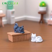 Creative DIY Customizable Decorative Ornaments Miniature Furniture Series Dollhouse Water Dispenser Potted Plant Desktop Decor - Image 4